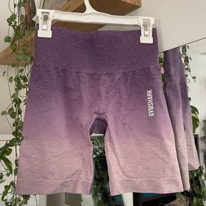 Gymshark Ombré Seamless Shorts - Purple